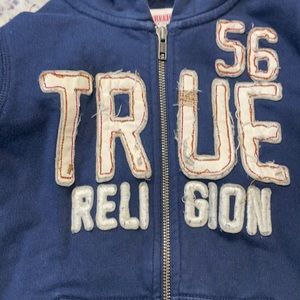 Navy Blue True Religion Hoodie for Big Kids 💙3 for $25